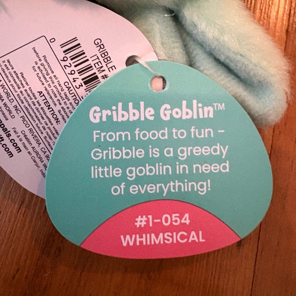 Palm Pals Gribble Goblin Plush - Picture 5 of 5